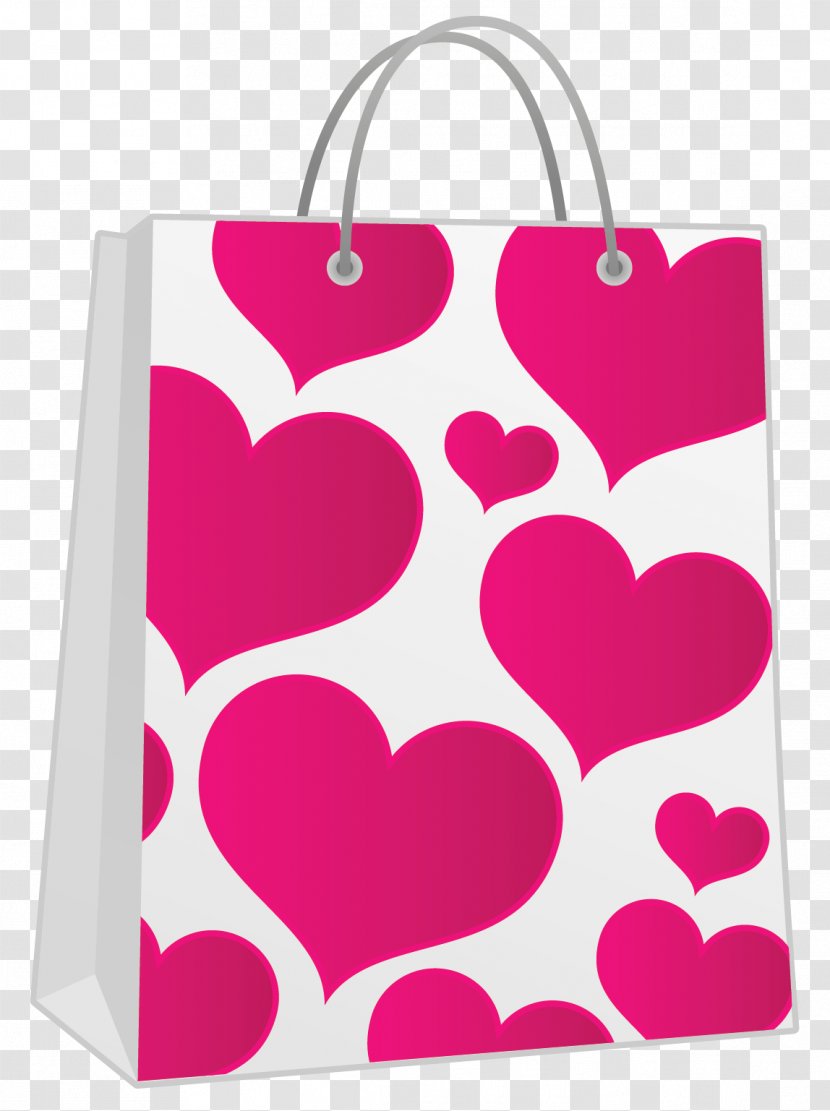 Valentine's Day Heart Computer Icons Greeting & Note Cards - Rectangle - Shopping Bag Transparent PNG