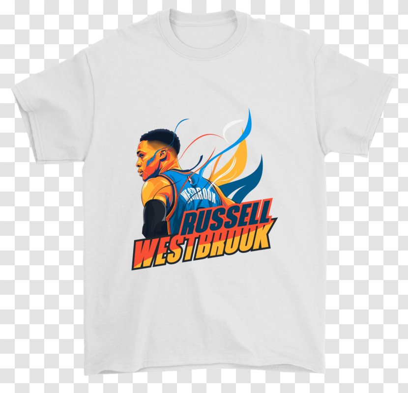 T-shirt Sleeve Unisex Logo - Shirt - Russell Westbrook Transparent PNG