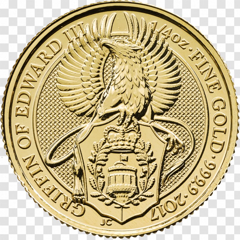 Royal Mint The Queen's Beasts Bullion Coin Britannia - Queen S - Gold Coins Transparent PNG