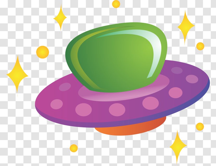 Unidentified Flying Object Icon - Yellow - Spaceship Transparent PNG