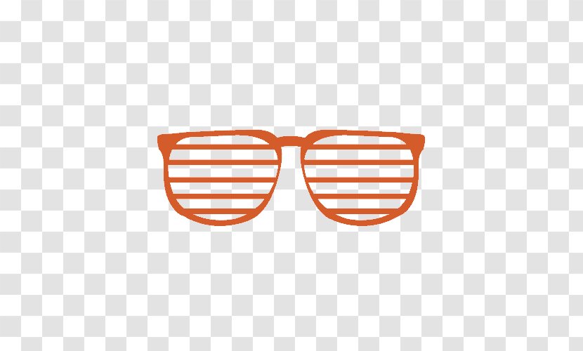 Cartoon Sunglasses - Goggles - Eye Glass Accessory Peach Transparent PNG