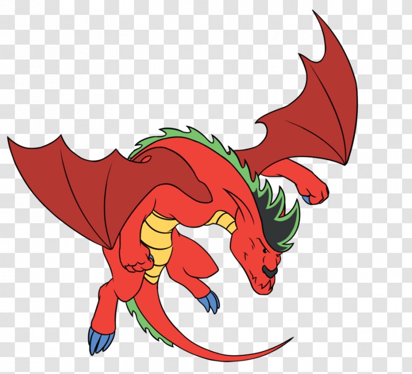 Dragon Drawing Art - Animated Film Transparent PNG