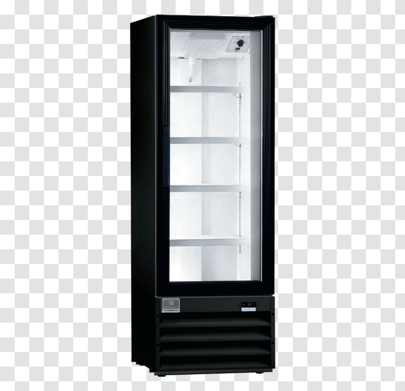 Refrigerator Window Sliding Glass Door Refrigeration - Home Appliance Transparent PNG