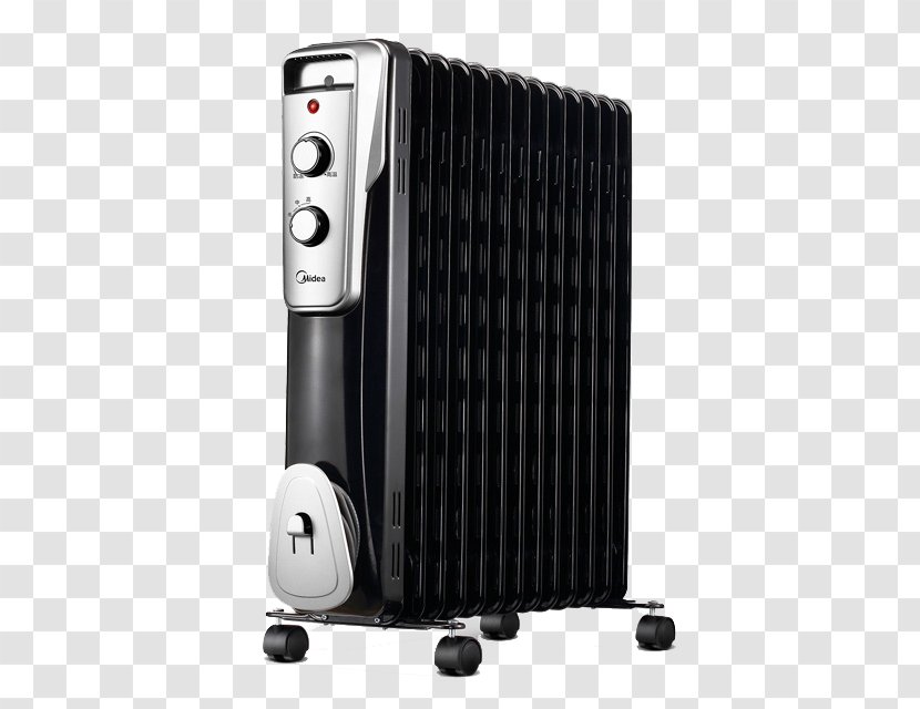 Fan Heater Electricity Radiator Home Appliance - Black Oil Transparent PNG