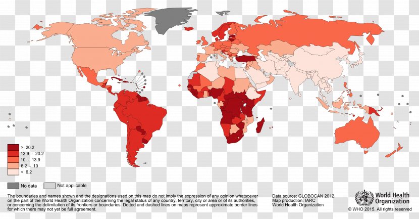 Prostate Cancer Mortality Rate Incidence Epidemiology - Cell Germ Map Transparent PNG