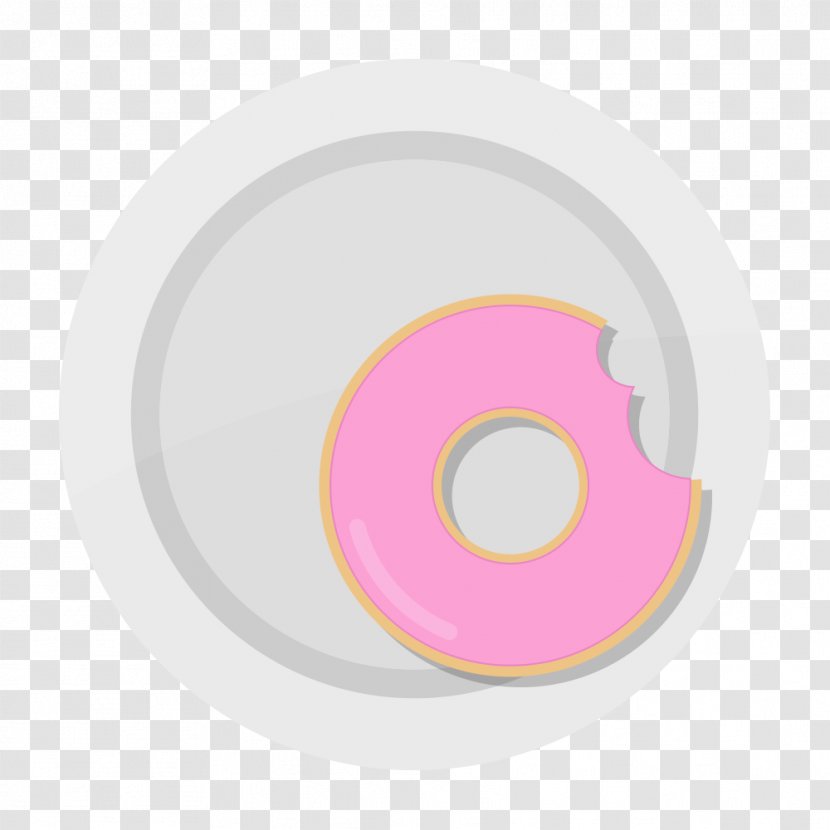 Pink M Circle - Rtv - Creative Illustration Design Transparent PNG