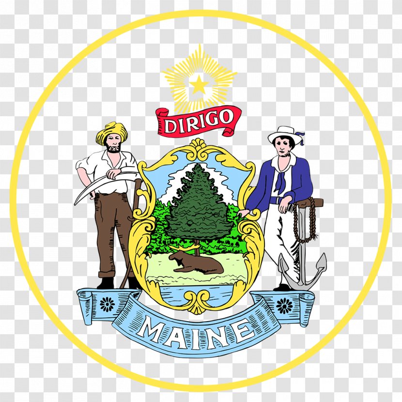 Seal Of Maine U.S. State Great The United States Stock Photography - Counselor Transparent PNG