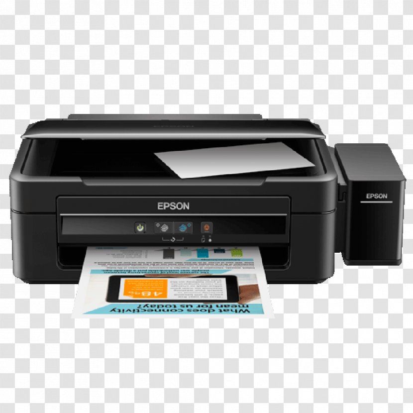 Inkjet Printing Printer Epson Standard Paper Size - Scanner Transparent PNG
