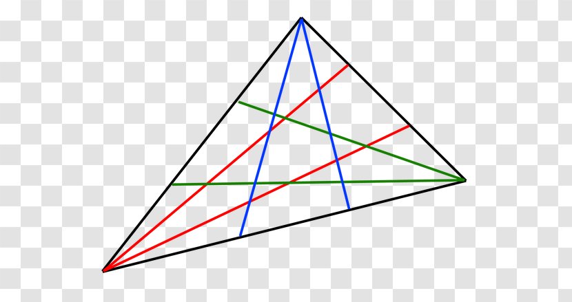 Triangle Angle Trisection Geometry Point - Equilateral Polygon - Line Transparent PNG