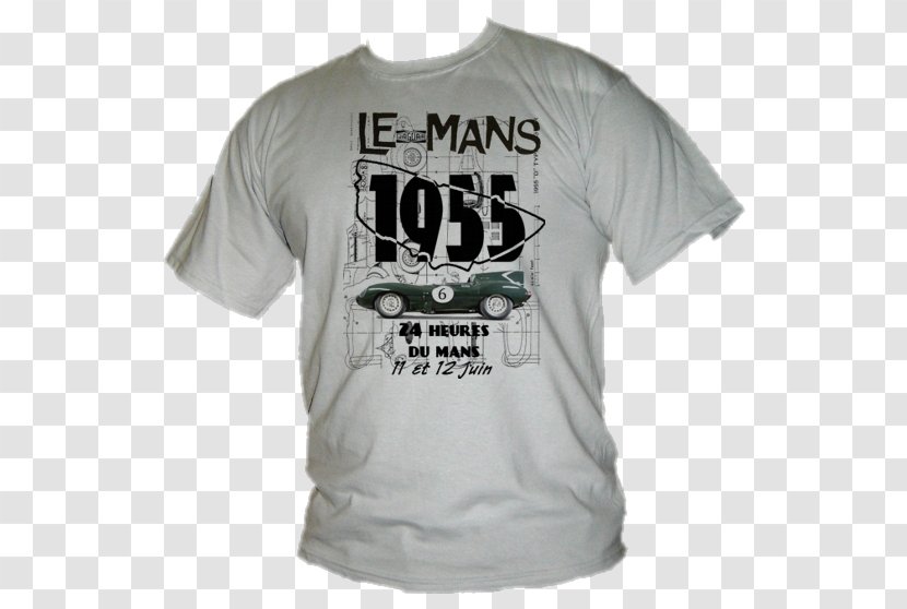 T-shirt 1955 24 Hours Of Le Mans Jaguar D-Type - Clothing Transparent PNG