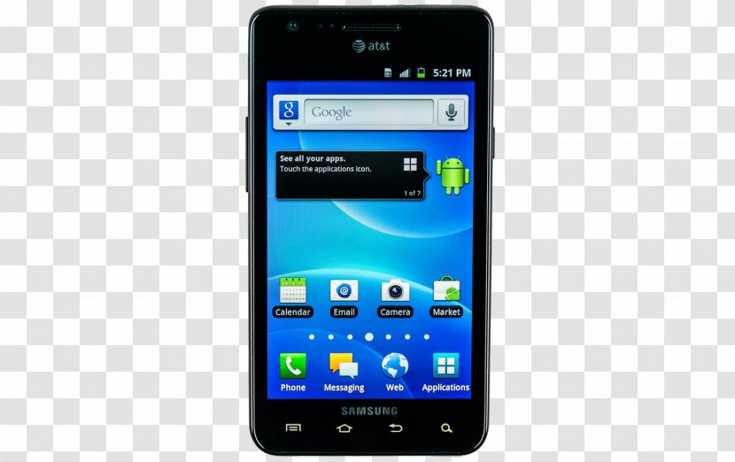 Smartphone Feature Phone Samsung Galaxy S AT&T Handheld Devices - Mobile Phones - Chinese Shading Transparent PNG