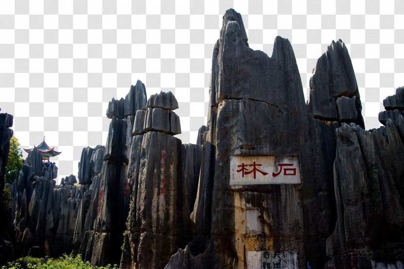 Shilin Yi Autonomous County Stone Forest Xishuangbanna Dai Prefecture Karst Limestone Transparent PNG