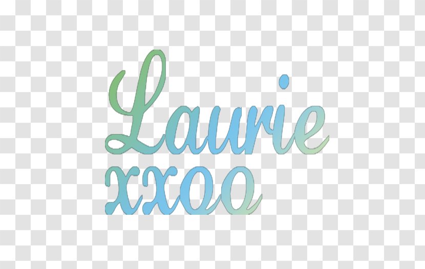 Logo Brand Font - Aqua - Design Transparent PNG