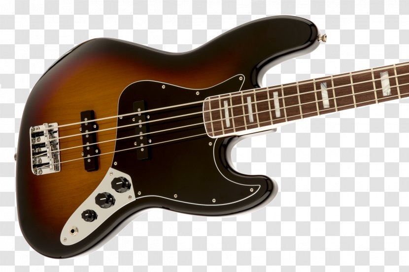Fender Jazz Bass Guitar Squier Musical Instruments Corporation American Deluxe Series - Silhouette Transparent PNG