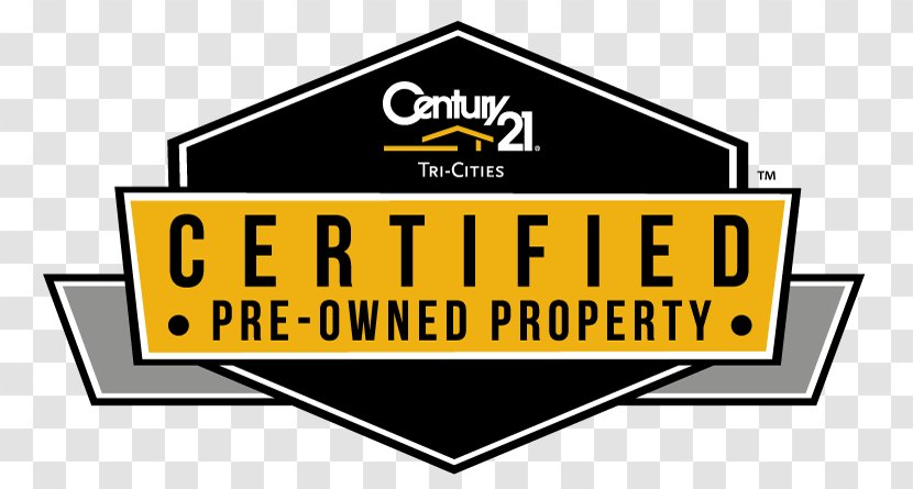 Certified Pre-Owned Logo CENTURY 21 Tri-Cities Color - Label - Text Transparent PNG
