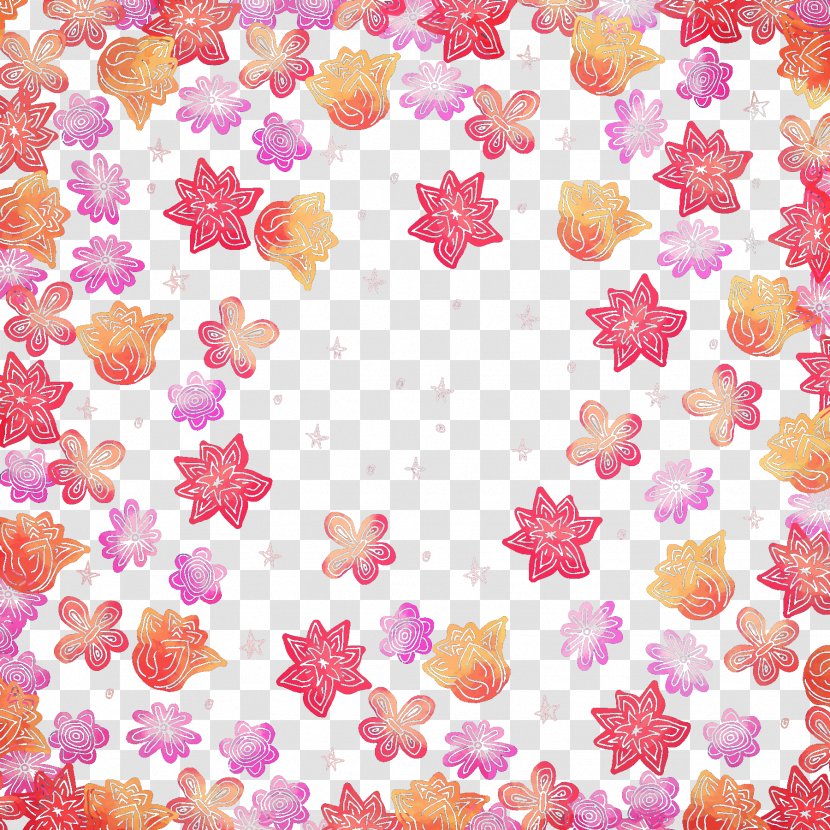 Watercolor Painting - Vector Floral Background Transparent PNG