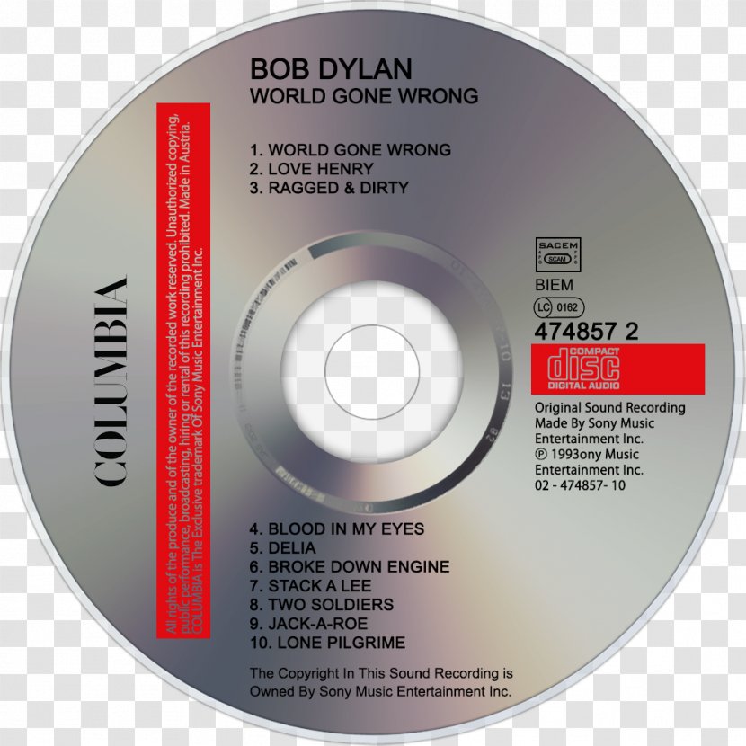 Compact Disc Various Positions Death Of A Ladies' Man Album New Skin For The Old Ceremony - Frame - Bob Dylan Transparent PNG