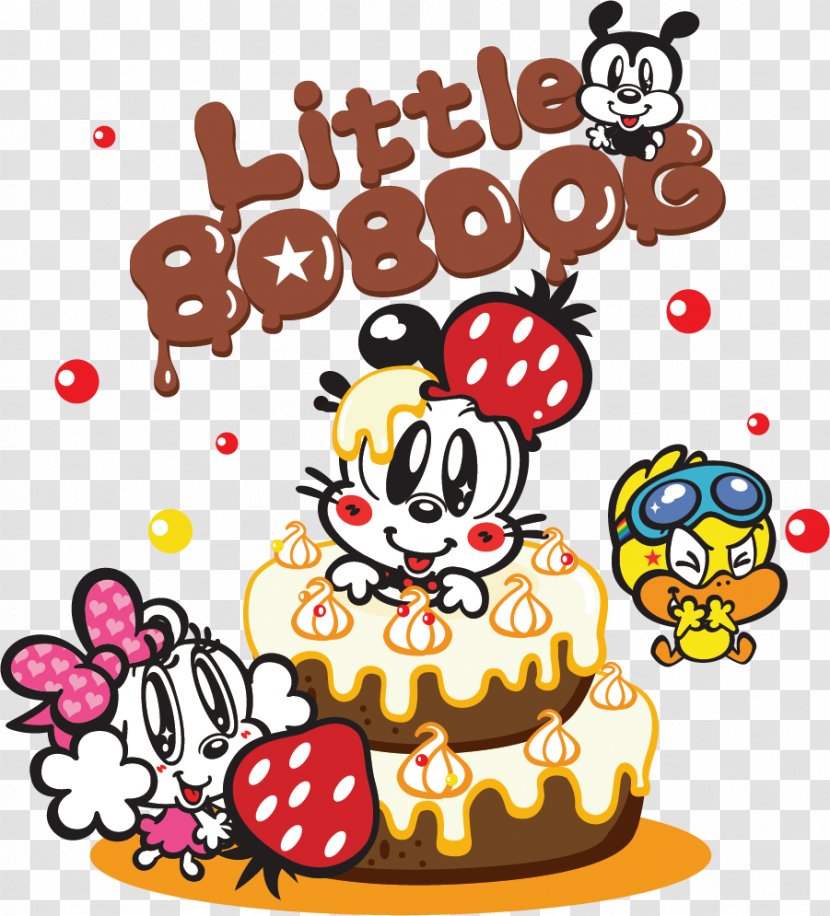 Birthday Cake Mashimaro Cartoon - Animation - Vector Hand-drawn Transparent PNG