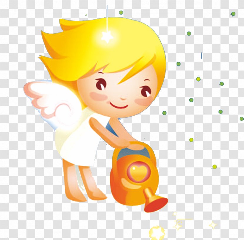 Clip Art - Happiness - Sprinklers Angel Transparent PNG