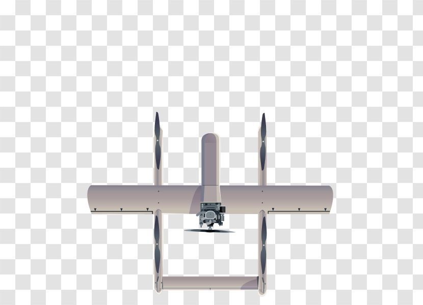Fixed-wing Aircraft Airplane Quadcopter VTOL - Unmanned Aerial Vehicle Transparent PNG
