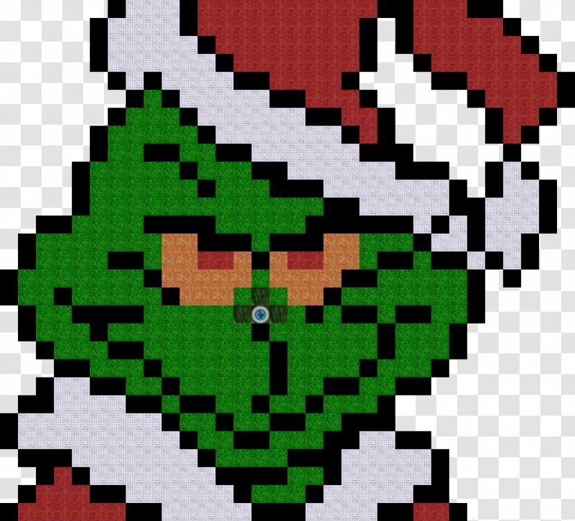 How The Grinch Stole Christmas! Bead Pattern - Green - Christmas Transparent PNG