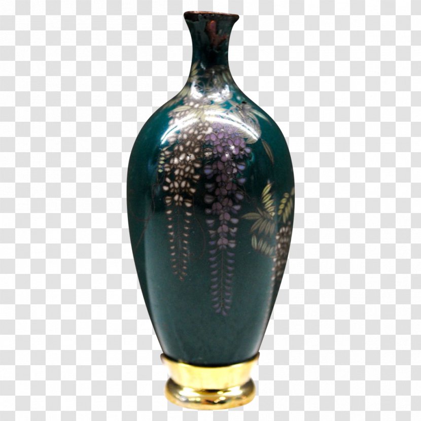 Vase Cloisonné Ceramic Glass Porcelain - Kutani Ware Transparent PNG