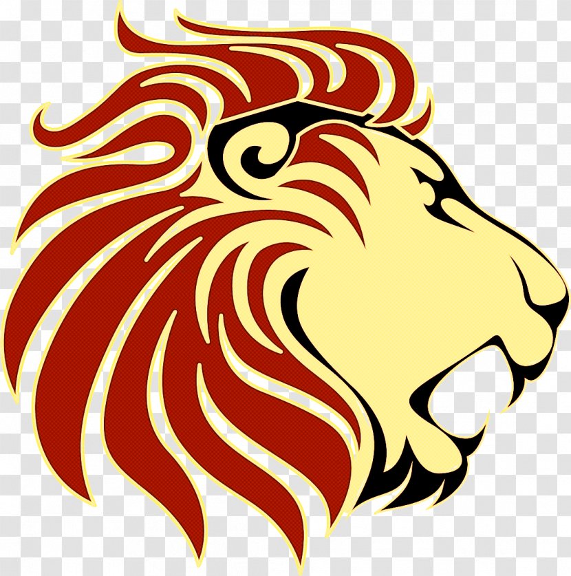 Head Clip Art Wildlife Big Cats Lion - Logo Roar Transparent PNG