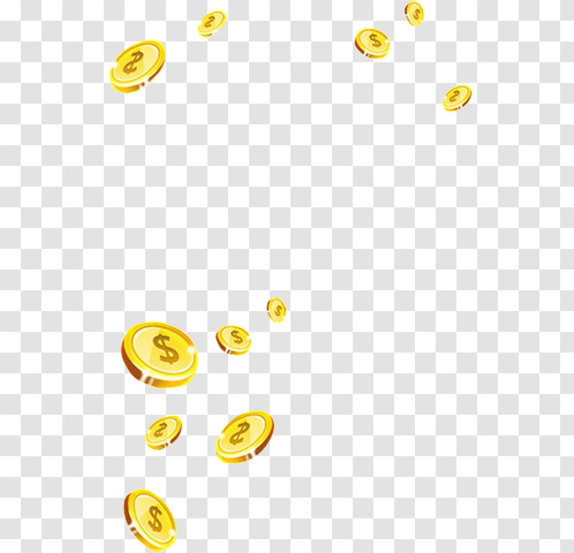 Gold Coin Download U5143u5b9d - Text - Floating Coins Transparent PNG