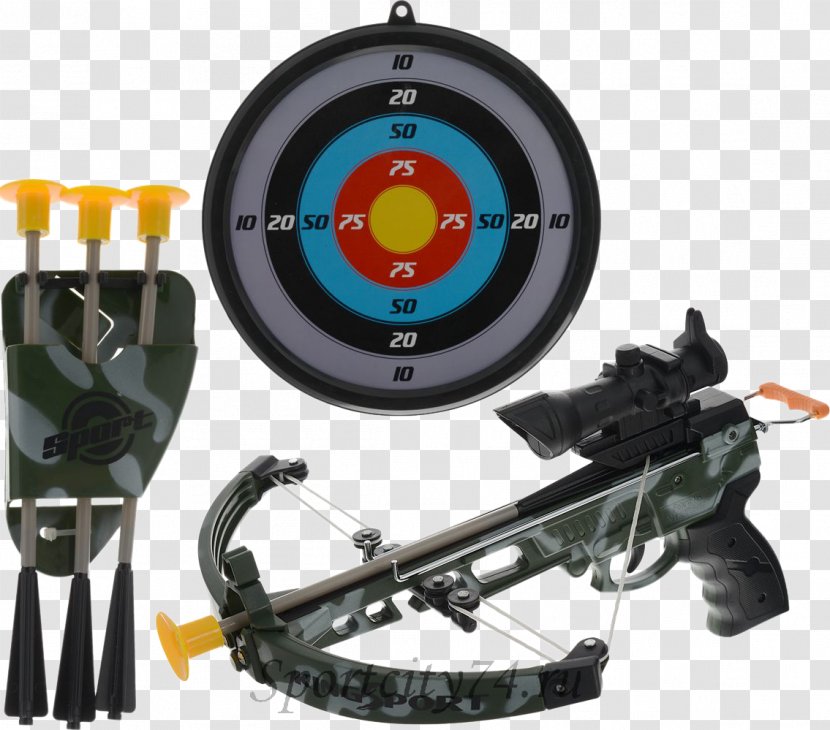 Crossbow Shooting Arrow Toy Weapon - Bow And Transparent PNG
