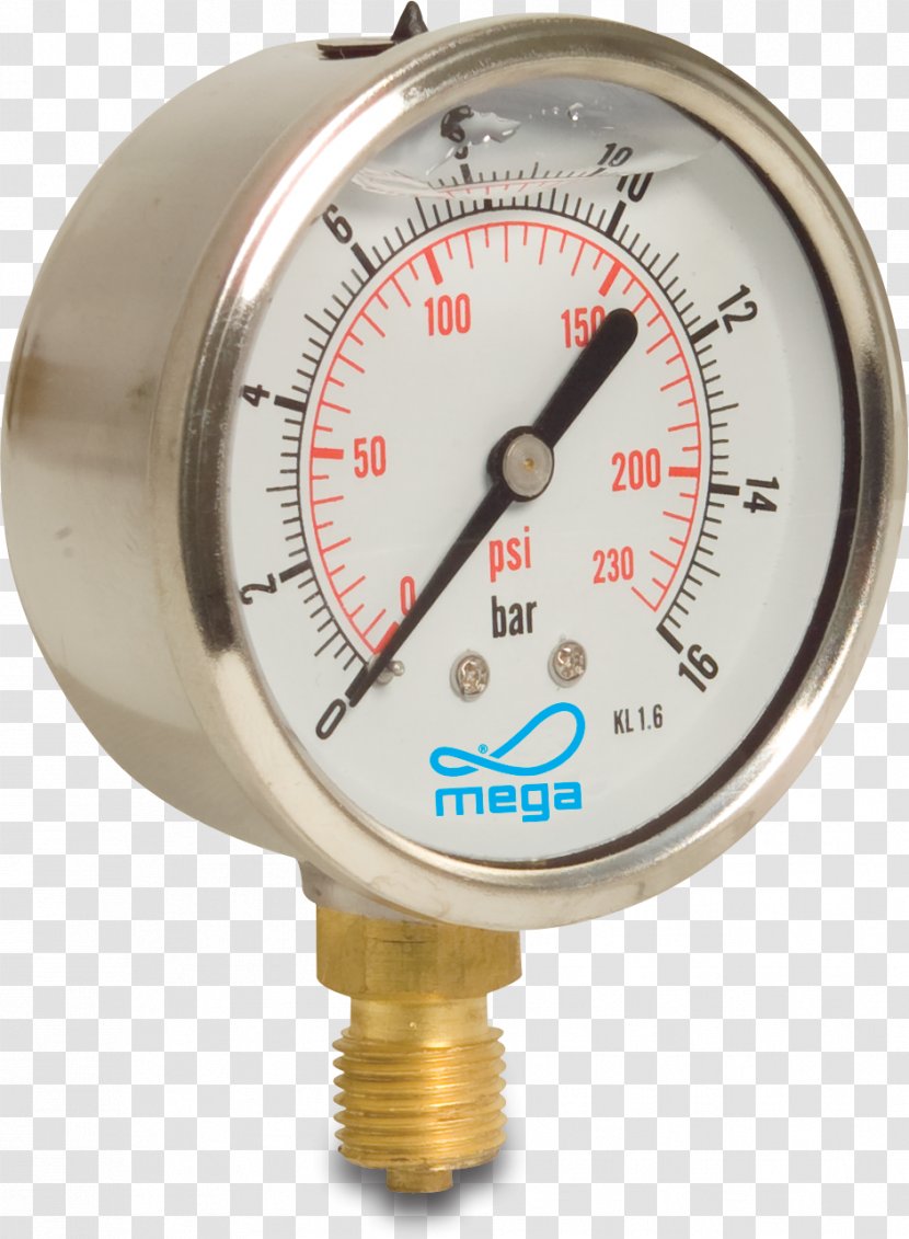 Gauge Manometers Pressure Measurement Bar - Glycerol - Manometer Transparent PNG