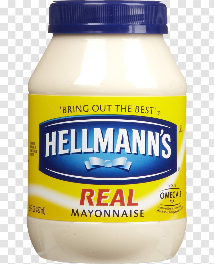 Hellmann's And Best Foods Mayonnaise Ounce Crab Louie - Egg - Mayo Transparent PNG