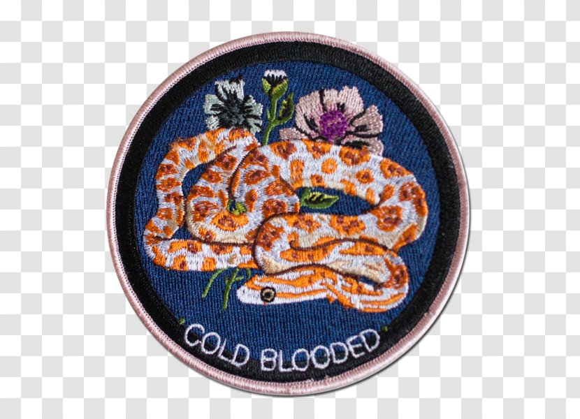 Embroidered Patch Iron-on Embroidery Lapel Pin Out Of This Alive - Cold Blooded Transparent PNG