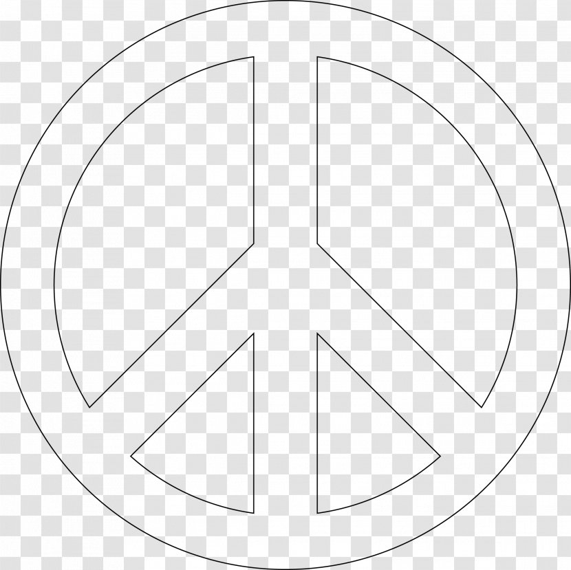 White Circle Symbol Angle Area - Number - Peace Transparent PNG