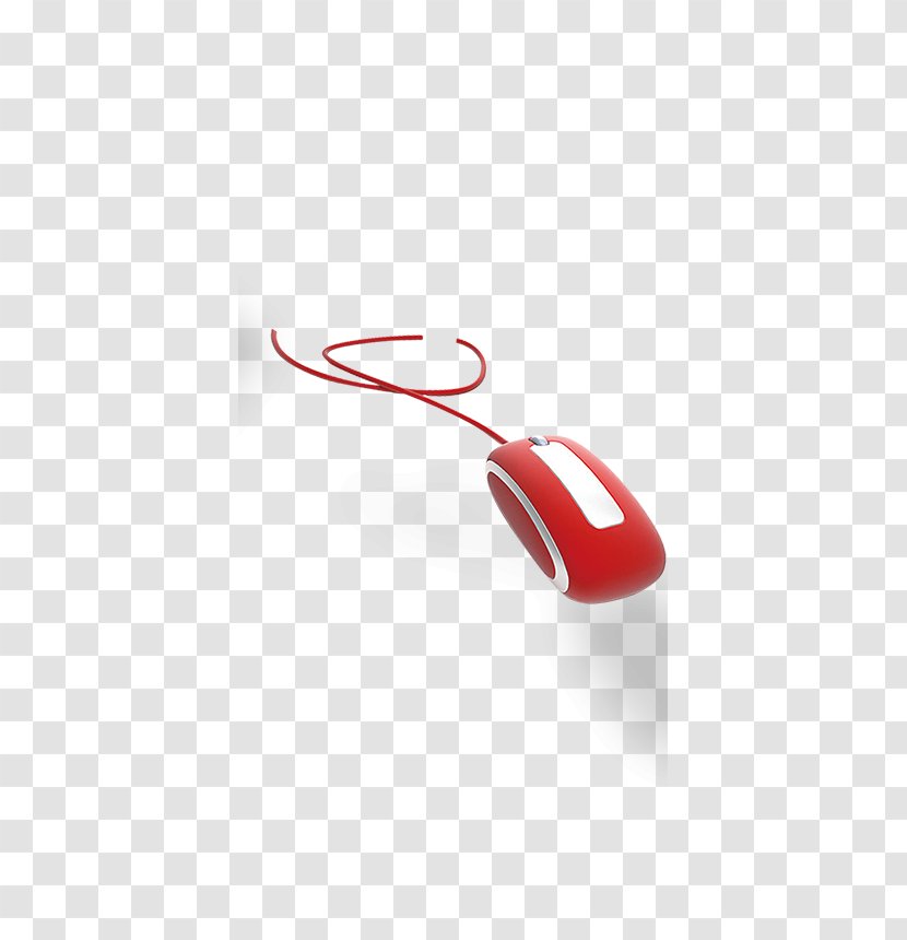 Technology Font - Red - Mouse Transparent PNG