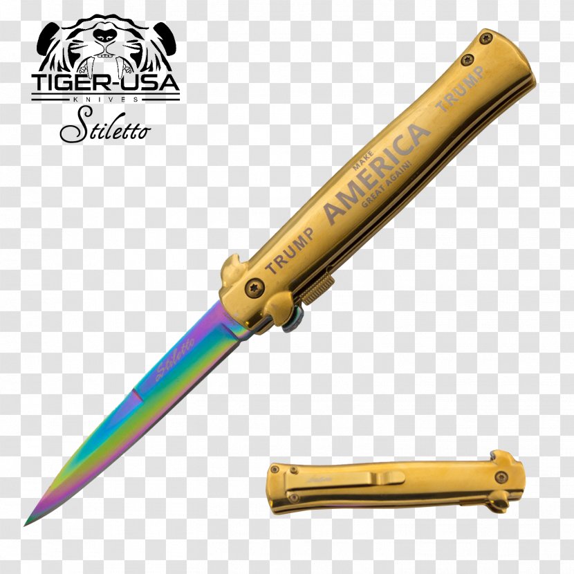 Pocketknife Switchblade Assisted-opening Knife - Tool Transparent PNG