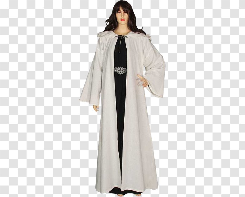 Robe Cloak Hood Clothing Dress - Tabard - Wedding Transparent PNG