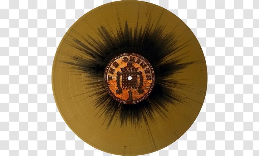 Phonograph Record Album Live. Breathe. Build. Believe. The Skints Picture Disc - Ska - Gold Splatter Transparent PNG