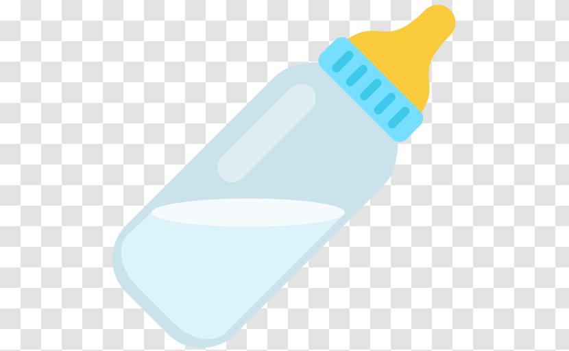 Baby Bottles Emoji Infant - Flower - Milk Bottle Transparent PNG