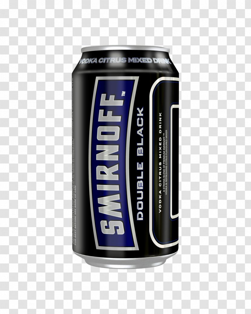 Smirnoff Ice Double Black Fizzy Drinks Distilled Beverage Vodka Beer - Cans Transparent PNG