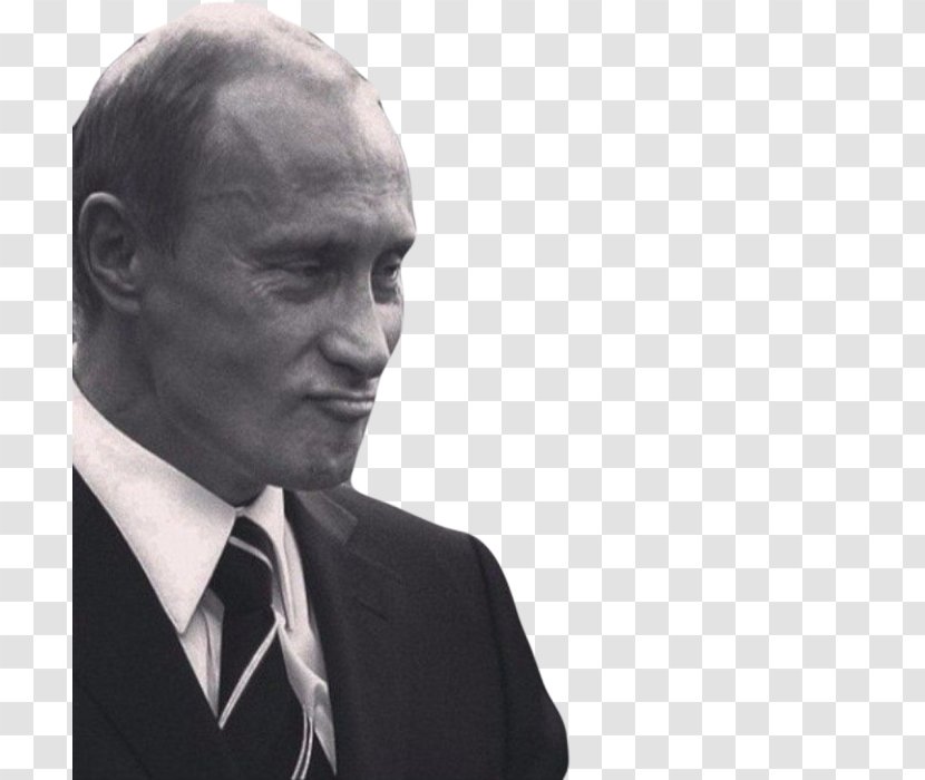 Vladimir Putin - May 7 - Monochrome Photography Transparent PNG