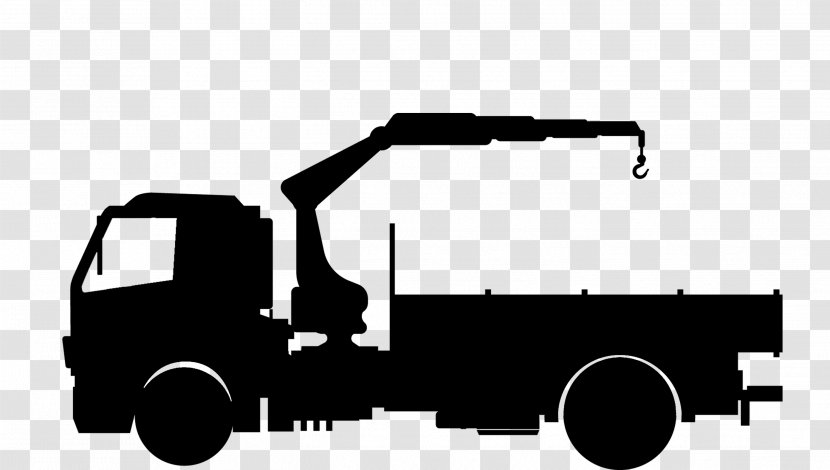 Motor Vehicle Car Tank Truck - Black And White Transparent PNG