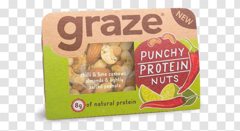 Graze Snack Grocery Store Flapjack Protein - Energy Bar - Nuts Package Transparent PNG