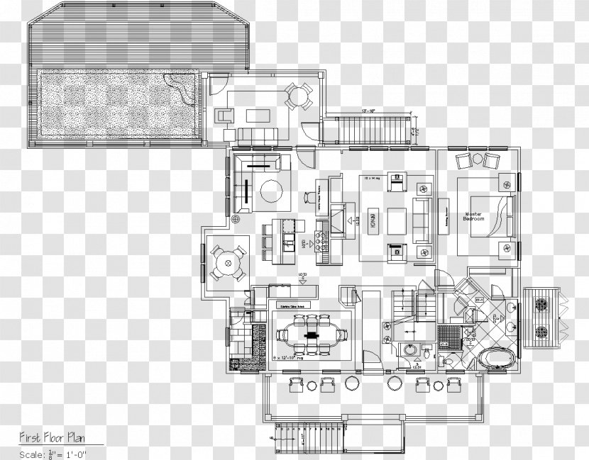 Floor Plan Technical Drawing - Design Transparent PNG