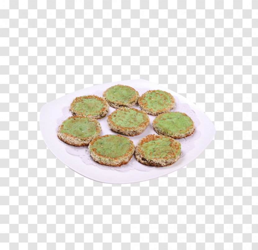 Green Tea Teacake Mochi Petit Four - Cake - Product Pie Transparent PNG