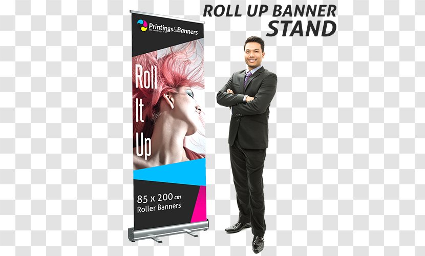 Display Advertising Public Relations Brand - Rollup Banner Transparent PNG