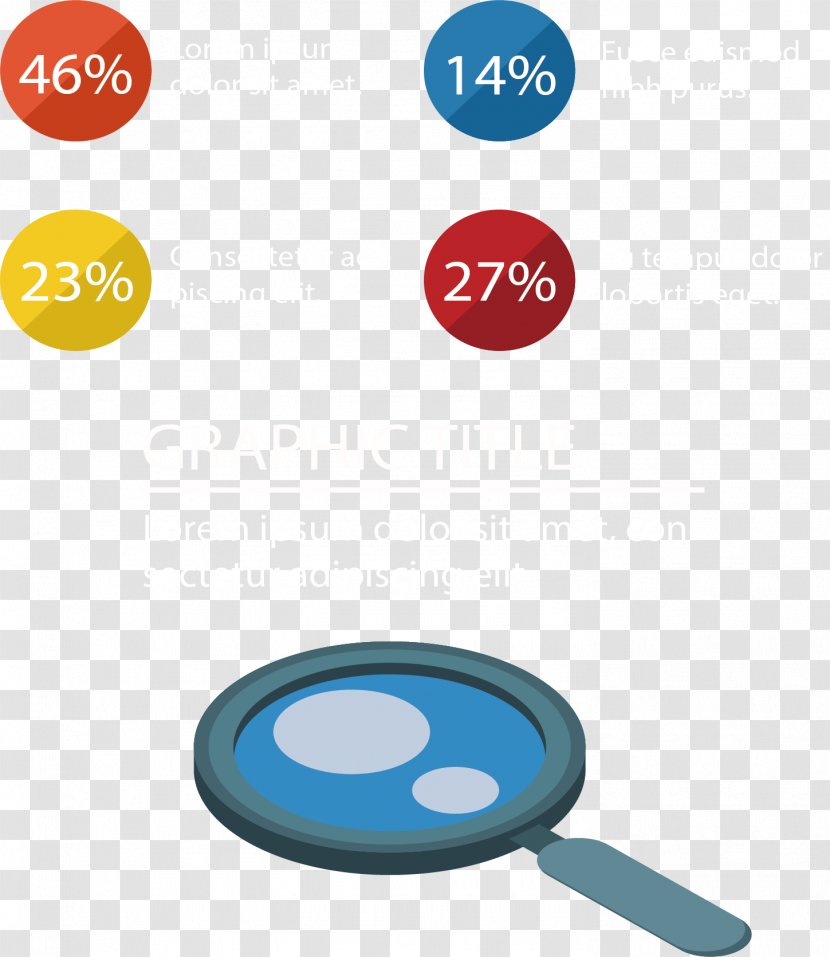 Chart Circle Magnifying Glass Statistics - Brand - Data Transparent PNG