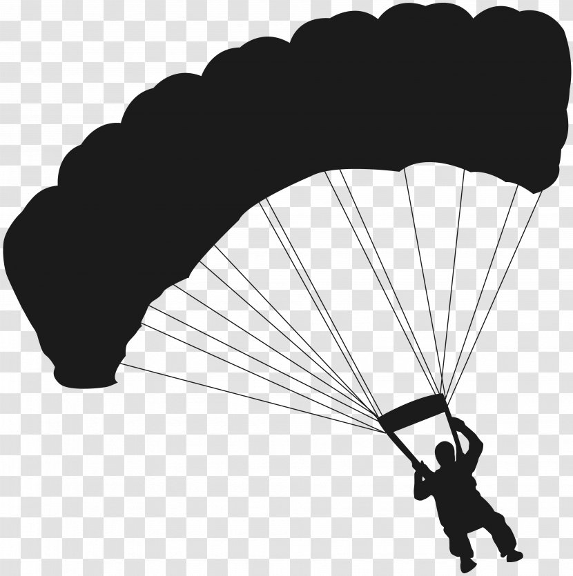 Airplane Parachuting Parachute Extreme Sport - Paragliding Transparent PNG