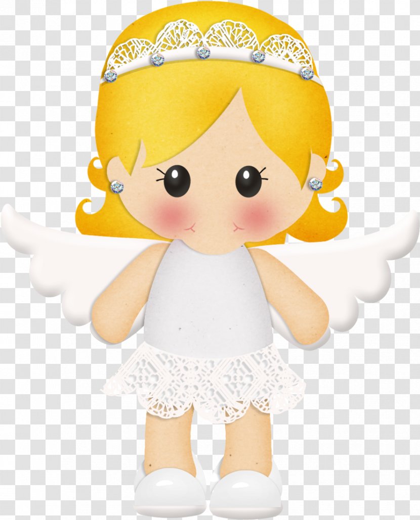 Cartoon Yellow Toy Doll Figurine - Smile - Fictional Character Transparent PNG