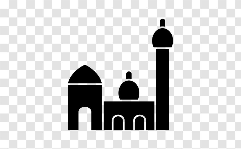 Mosque Islam Minaret - Black And White Transparent PNG