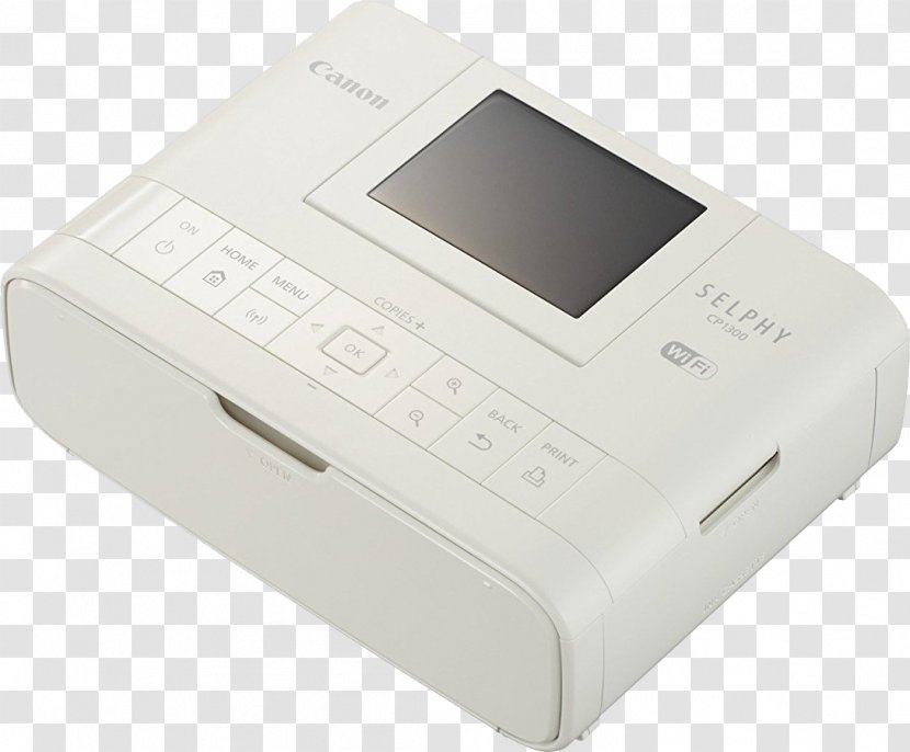 Canon SELPHY CP1300 CP1200 Photo Printer - Compact Transparent PNG